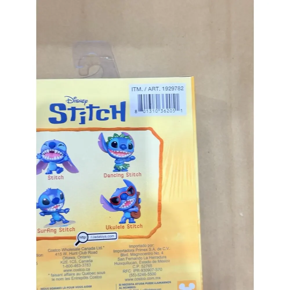 Disney Stitch 2.5” Diecast Metal Figure 4 Pack Jada Toys MetalFigs New Box